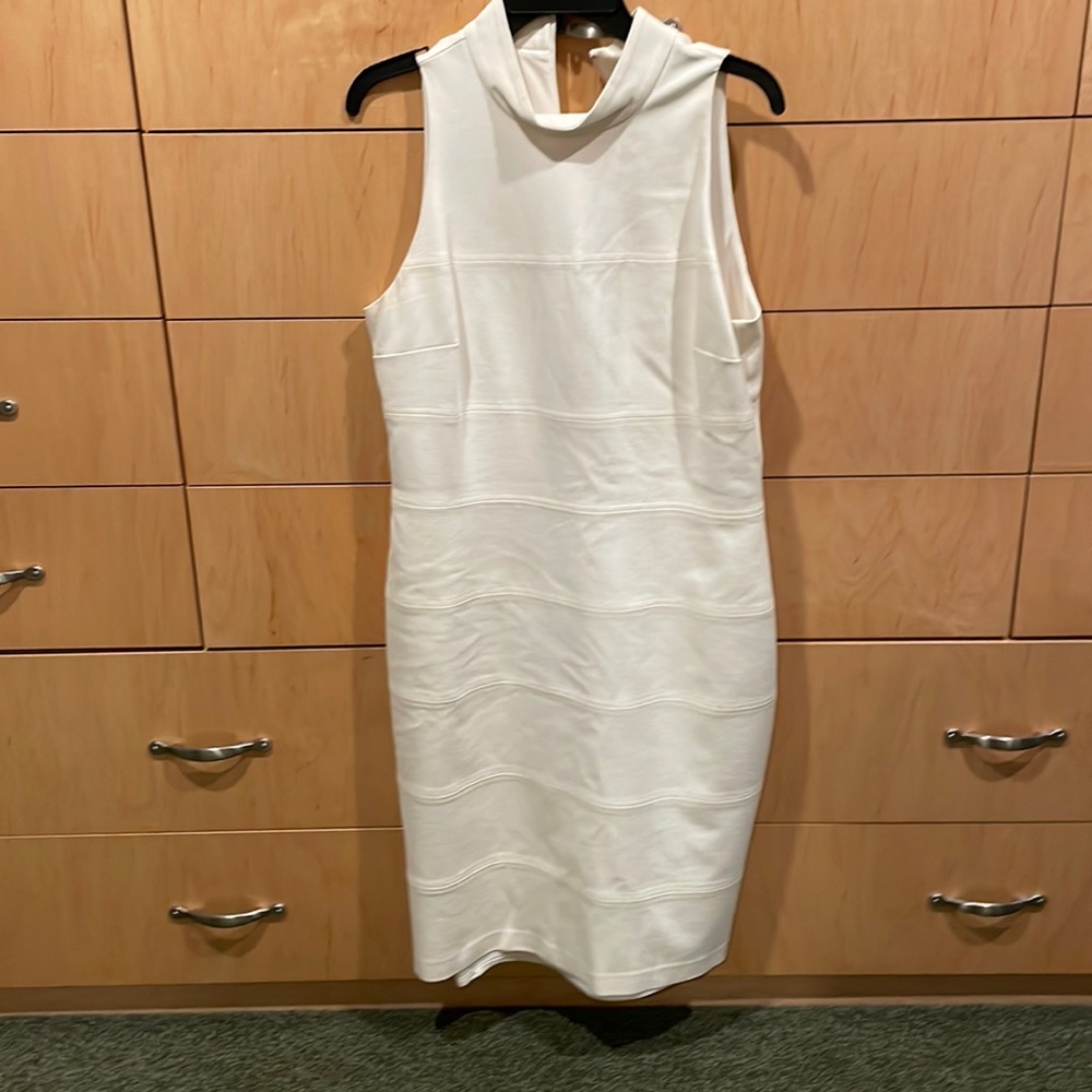 Winter white dress